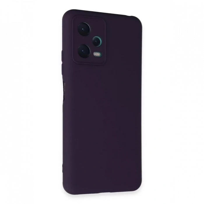 Xiaomi Redmi Note 12 5G Kılıf Nano içi Kadife Silikon - Mor