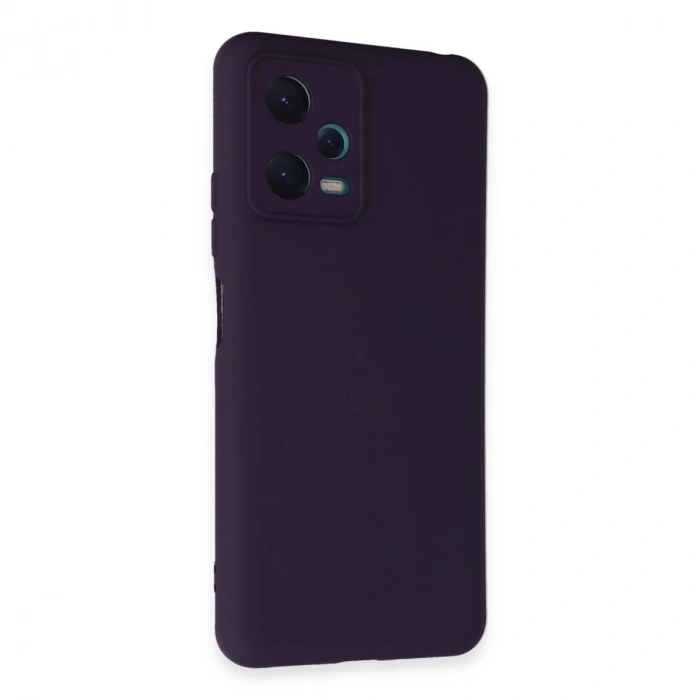 Xiaomi Redmi Note 12 5G Kılıf Nano içi Kadife Silikon - Mor