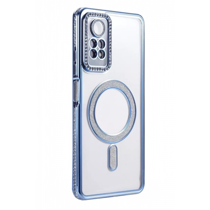 Xiaomi Redmi Note 12 Pro 4G Joke Simli Magneticsafe Kılıf - Mavi