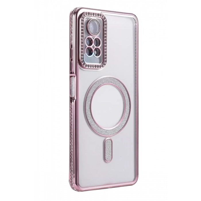 Xiaomi Redmi Note 12 Pro 4G Joke Simli Magneticsafe Kılıf - Pembe