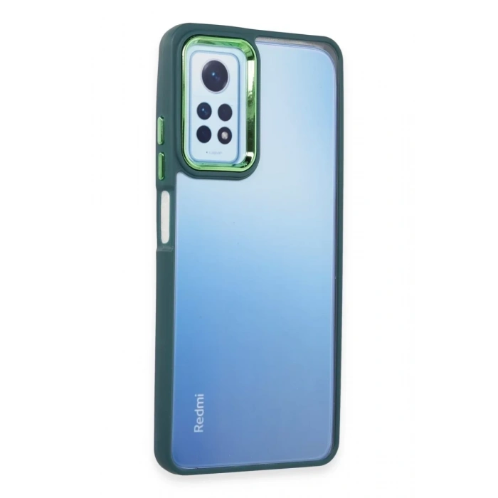 Xiaomi Redmi Note 12 Pro 4G Kılıf Dora Kapak - Haki Yeşil