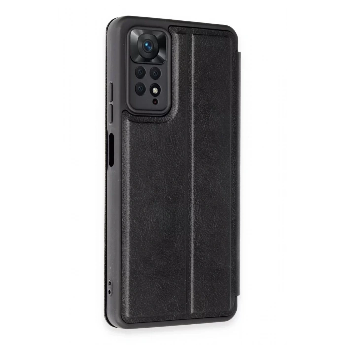 Xiaomi Redmi Note 12 Pro 4G Kılıf Flip Cover - Siyah
