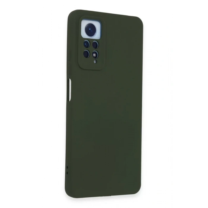 Xiaomi Redmi Note 12 Pro 4G Kılıf Nano içi Kadife Silikon - Koyu Yeşil