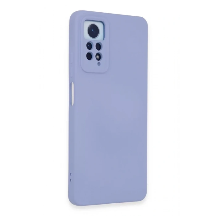 Xiaomi Redmi Note 12 Pro 4G Kılıf Nano içi Kadife Silikon - Lila