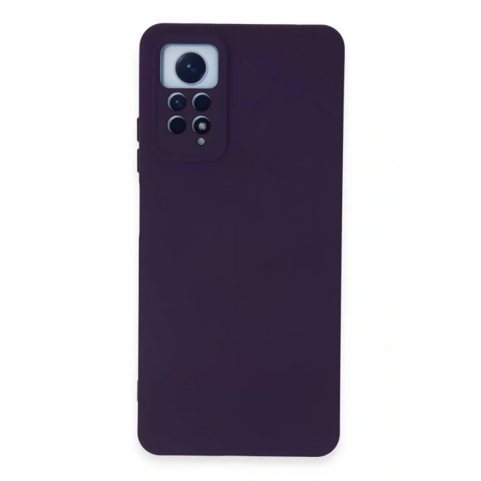 Xiaomi Redmi Note 12 Pro 4G Kılıf Nano içi Kadife Silikon - Mor