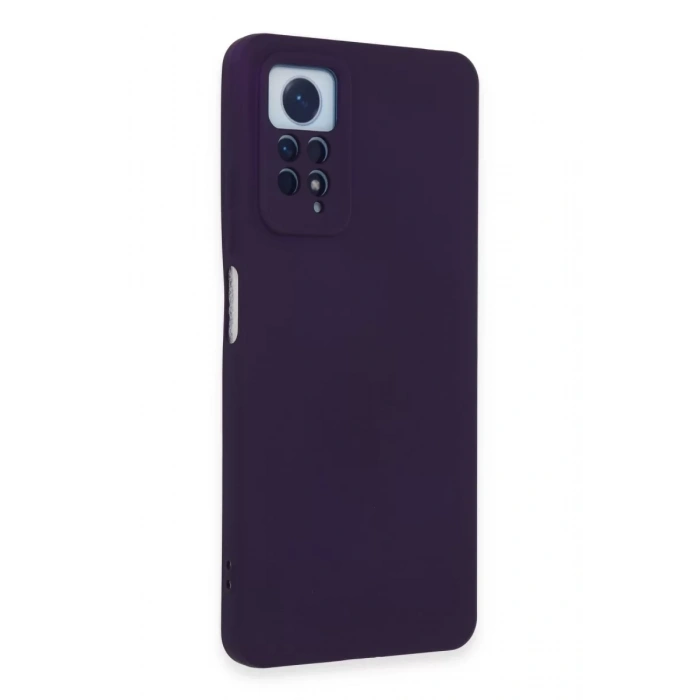 Xiaomi Redmi Note 12 Pro 4G Kılıf Nano içi Kadife Silikon - Mor