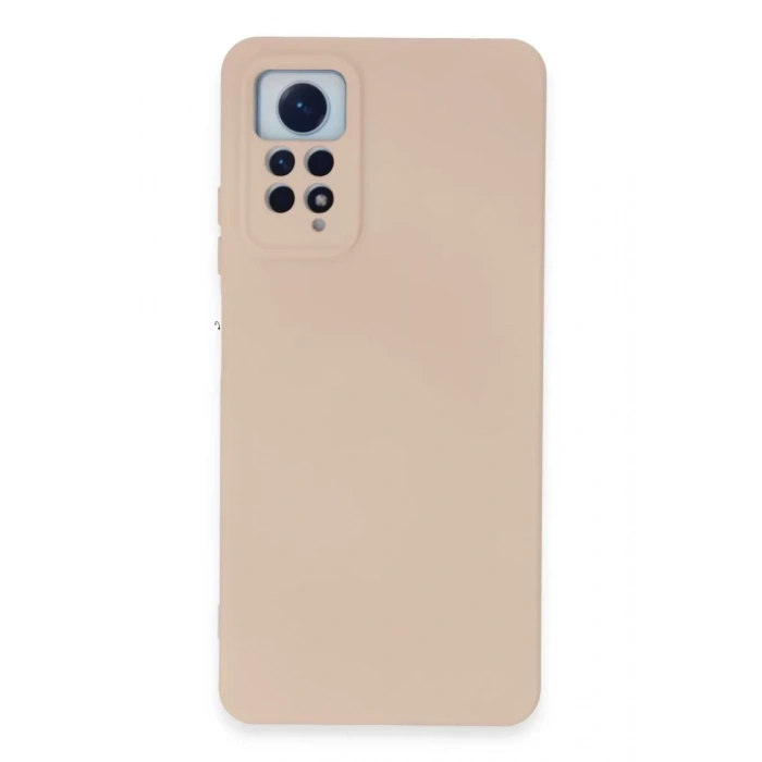 Xiaomi Redmi Note 12 Pro 4G Kılıf Nano içi Kadife Silikon - Pudra