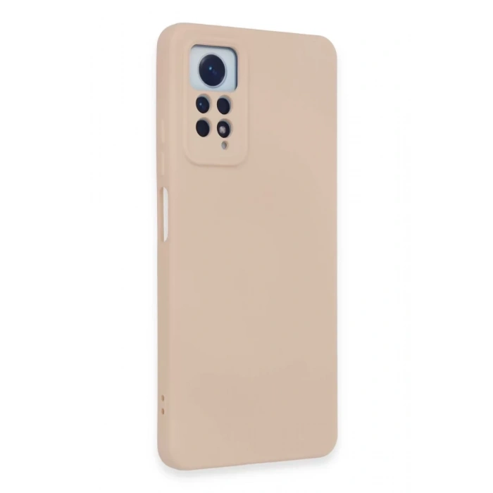 Xiaomi Redmi Note 12 Pro 4G Kılıf Nano içi Kadife Silikon - Pudra
