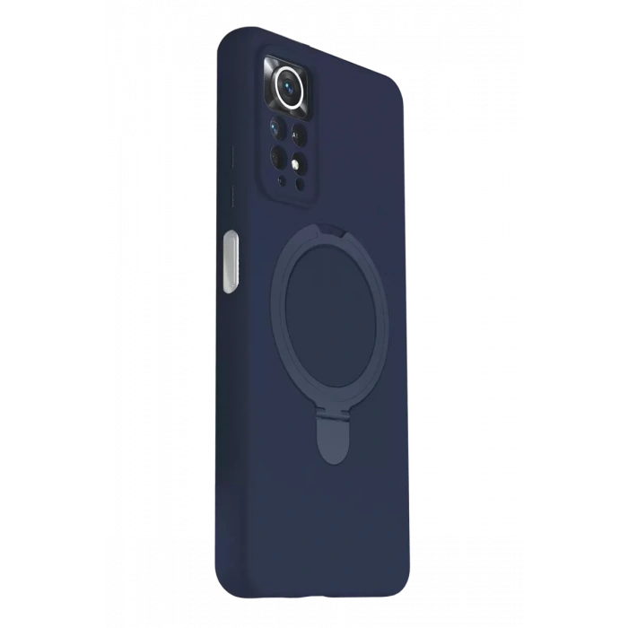 Xiaomi Redmi Note 12 Pro 4G Regal Magsafe Standlı Kapak - Lacivert