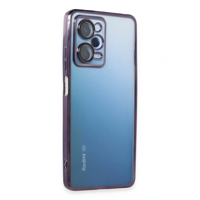 Xiaomi Redmi Note 12 Pro 5G Kılıf Lensli Silikon - Mor