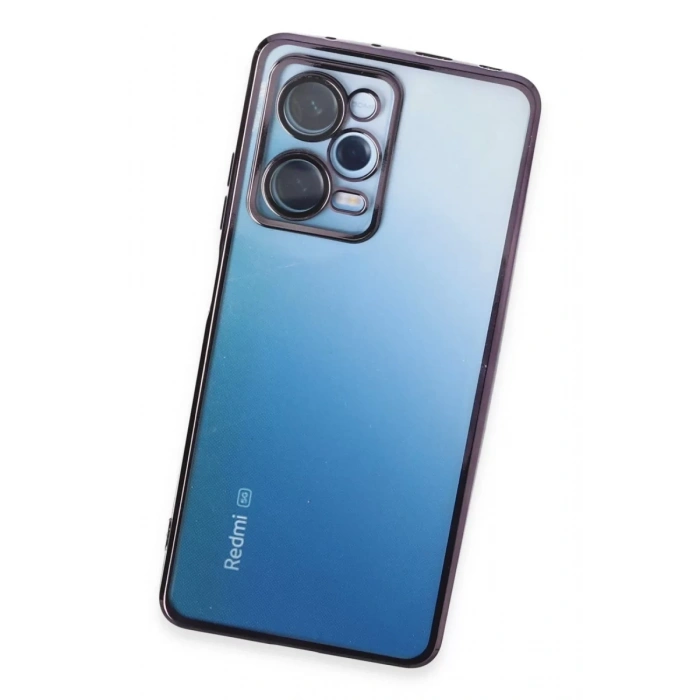 Xiaomi Redmi Note 12 Pro 5G Kılıf Lensli Silikon - Mor