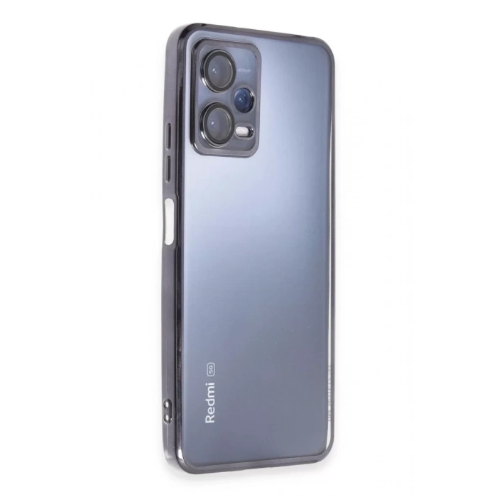 Xiaomi Redmi Note 12 Pro 5G Kılıf Lensli Silikon - Siyah
