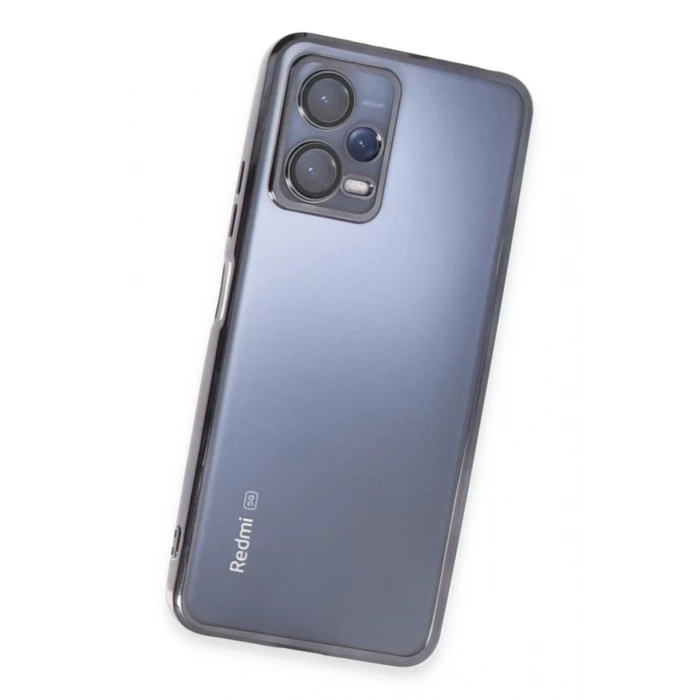 Xiaomi Redmi Note 12 Pro 5G Kılıf Lensli Silikon - Siyah