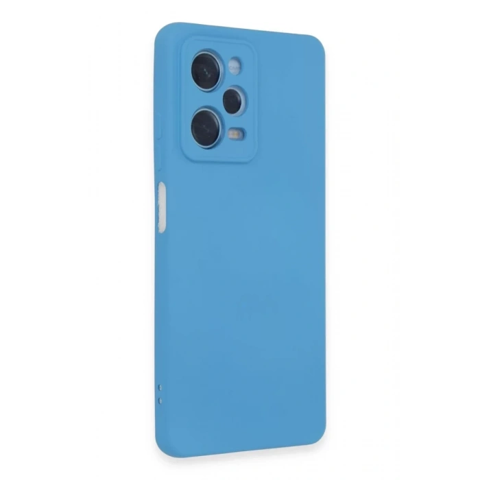 Xiaomi Redmi Note 12 Pro 5G Kılıf Nano içi Kadife Silikon - Mavi