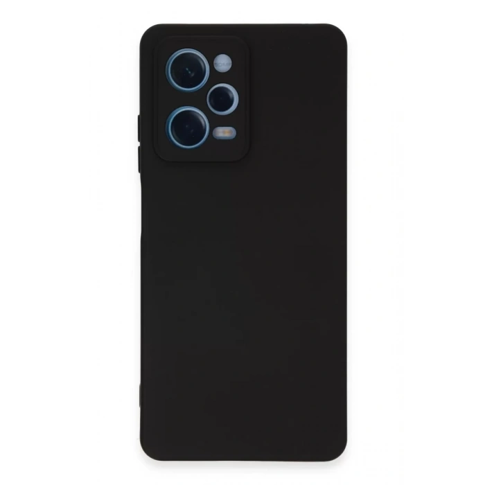Xiaomi Redmi Note 12 Pro 5G Kılıf Nano içi Kadife Silikon - Siyah