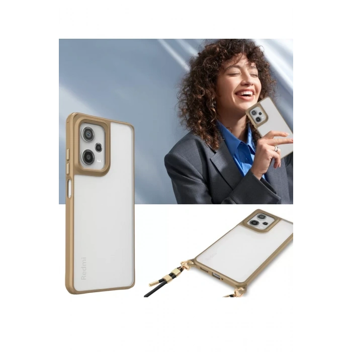 Xiaomi Redmi Note 12 Pro 5G Kılıf Penta Silikon Kılıf - Çöl Titanyum