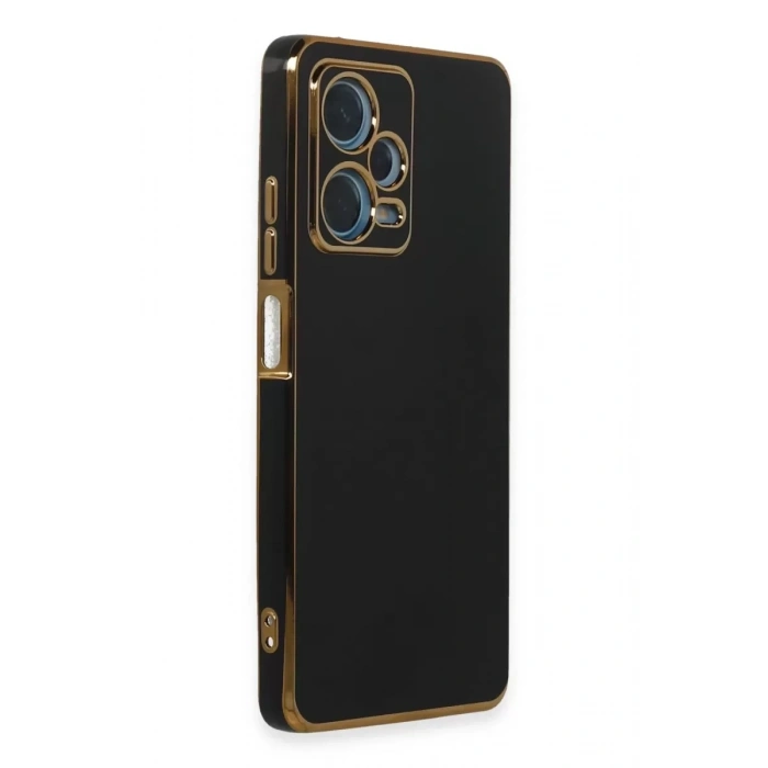 Xiaomi Redmi Note 12 Pro Plus Kılıf Volet Silikon - Siyah