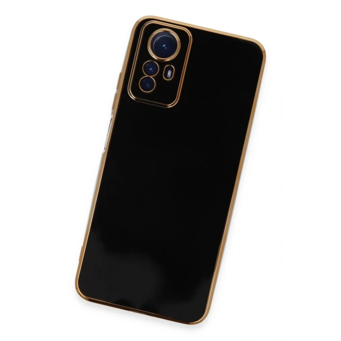 Xiaomi Redmi Note 12S Kılıf Volet Silikon - Siyah