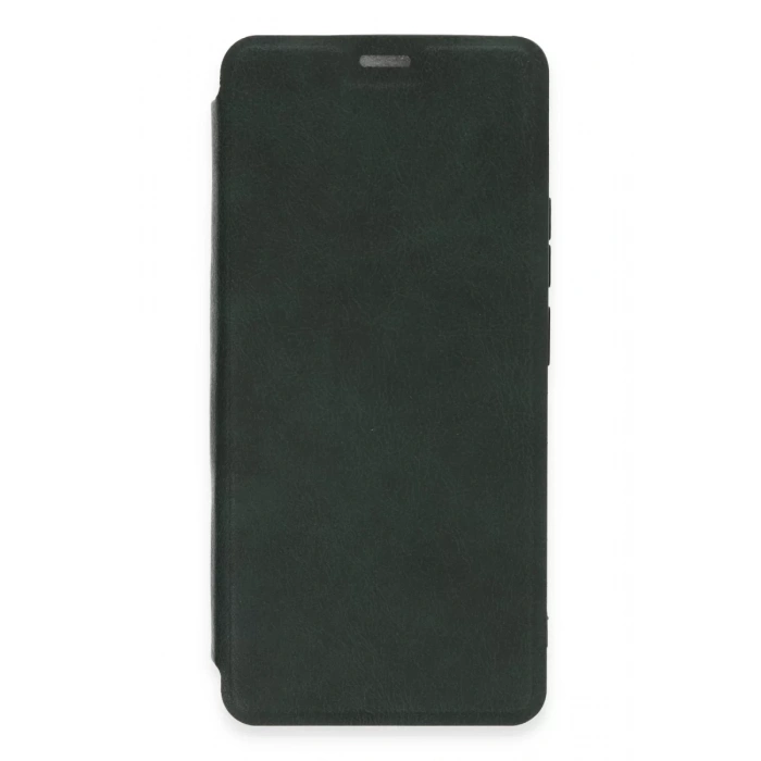 Xiaomi Redmi Note 13 4G Kılıf Flip Cover - Koyu Yeşil
