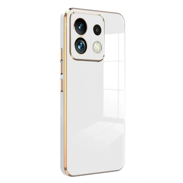Xiaomi Redmi Note 13 4G Kılıf Volet Silikon - Beyaz