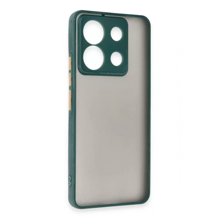 Xiaomi Redmi Note 13 5G Kılıf Montreal Silikon Kapak - Yeşil