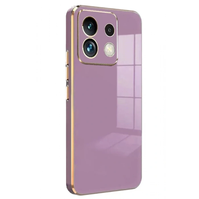 Xiaomi Redmi Note 13 5G Kılıf Volet Silikon - Mor