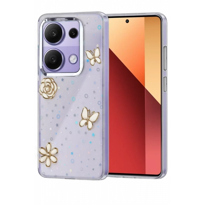 Xiaomi Redmi Note 13 Pro 4G Fiyonk Desenli Kapak - Desen 10