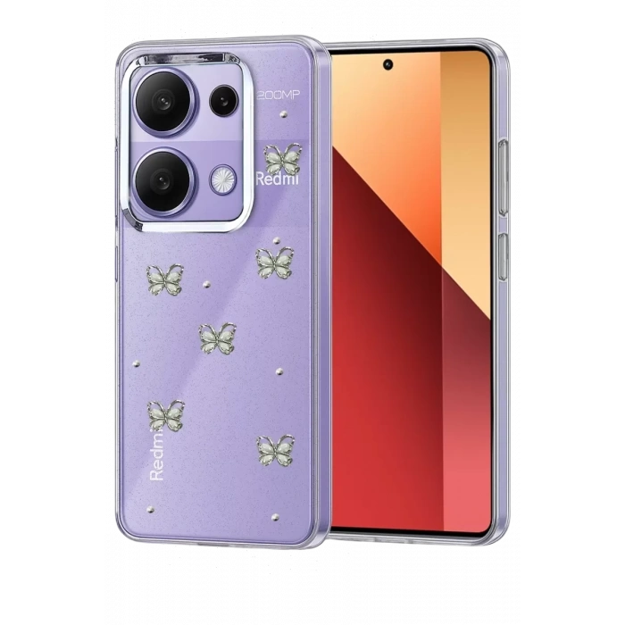 Xiaomi Redmi Note 13 Pro 4G Fiyonk Desenli Kapak - Desen 9
