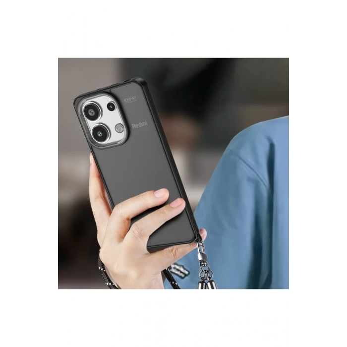 Xiaomi Redmi Note 13 Pro 4G Kılıf Elegant Kapak - Pudra