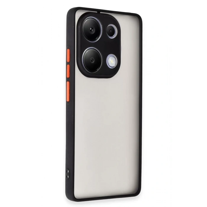 Xiaomi Redmi Note 13 Pro 4G Kılıf Montreal Silikon Kapak - Siyah