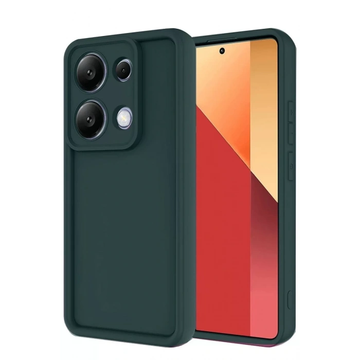 Xiaomi Redmi Note 13 Pro 4G Kılıf Viera Silikon - Koyu Yeşil