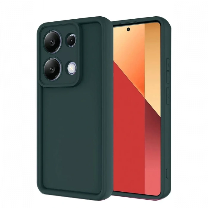 Xiaomi Redmi Note 13 Pro 4G Kılıf Viera Silikon - Koyu Yeşil