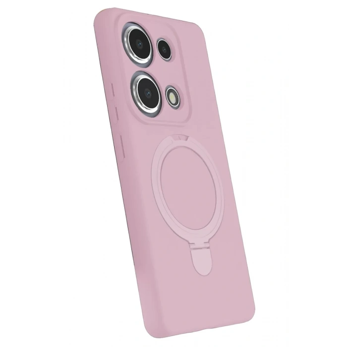 Xiaomi Redmi Note 13 Pro 4G Regal Magsafe Standlı Kapak - Açık Pembe