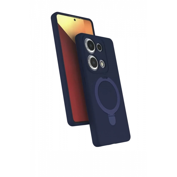 Xiaomi Redmi Note 13 Pro 4G Regal Magsafe Standlı Kapak - Lacivert