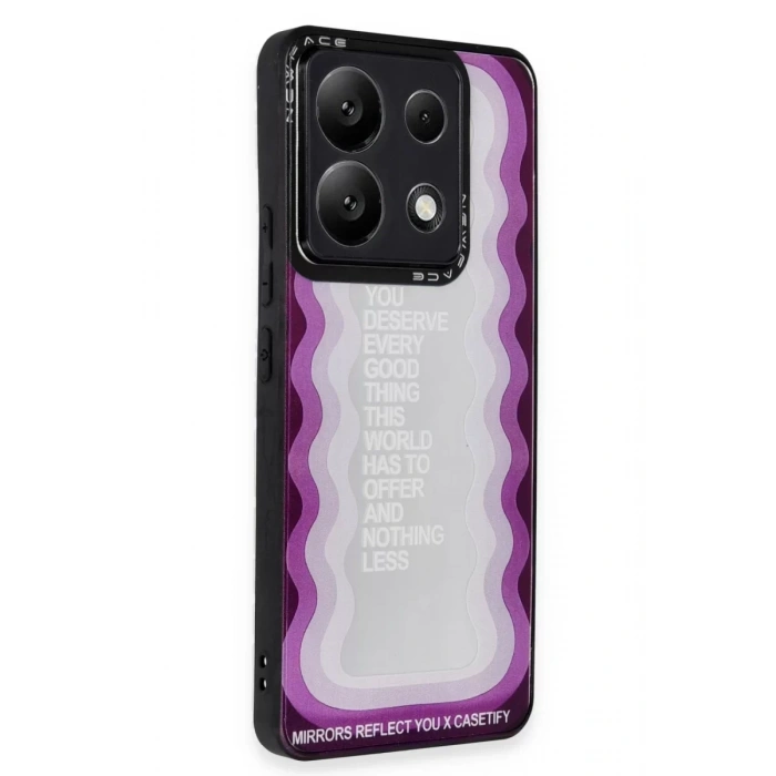 Xiaomi Redmi Note 13 Pro 5G Kılıf Mirror Desenli Kapak - Mirror - 5