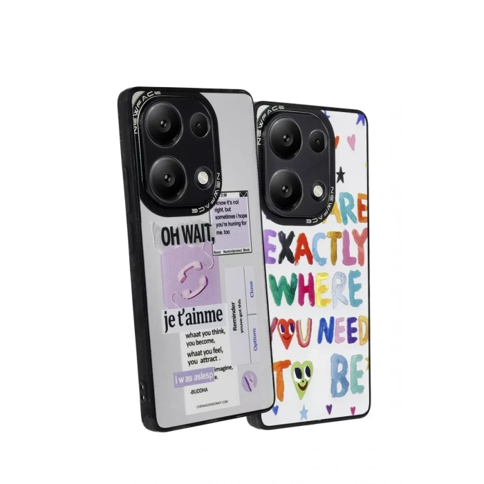 Xiaomi Redmi Note 13 Pro 5G Kılıf Mirror Desenli Kapak - Mirror - 5