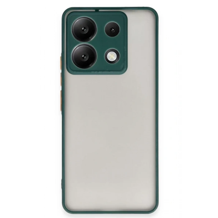 Xiaomi Redmi Note 13 Pro 5G Kılıf Montreal Silikon Kapak - Yeşil