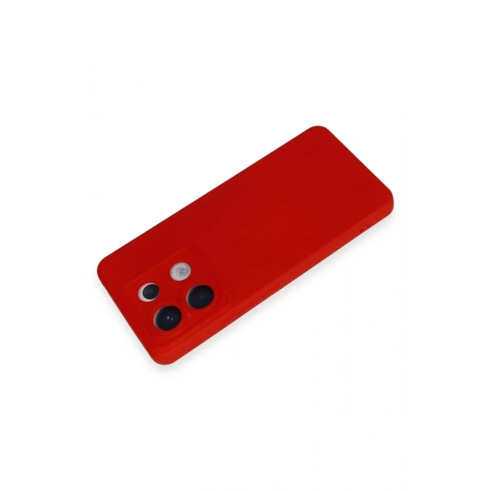 Xiaomi Redmi Note 13 Pro 5G Kılıf Nano içi Kadife Silikon - Kırmızı