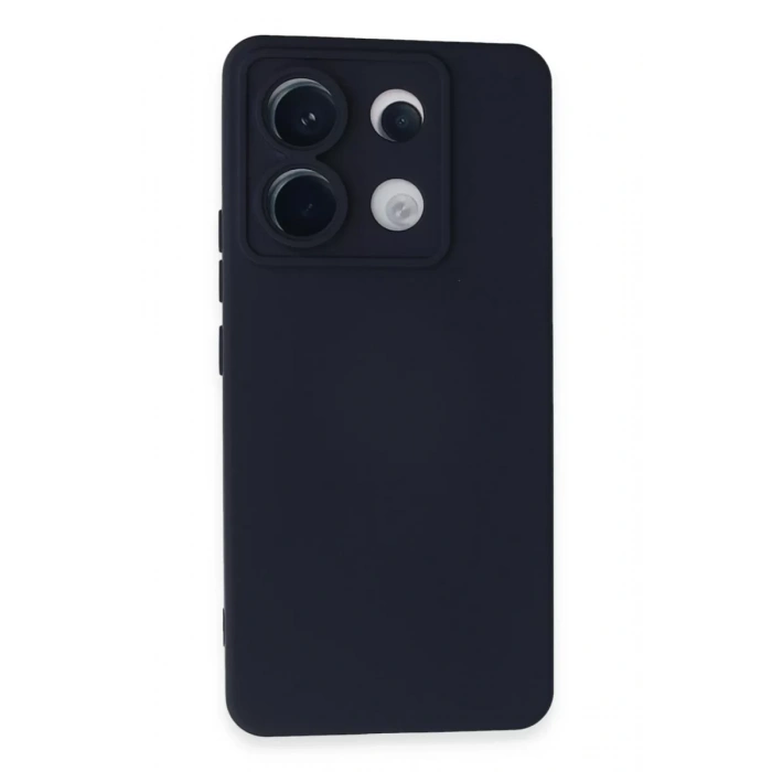 Xiaomi Redmi Note 13 Pro 5G Kılıf Nano içi Kadife Silikon - Lacivert
