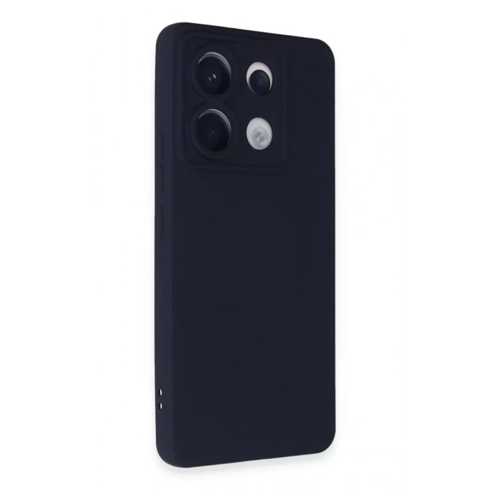 Xiaomi Redmi Note 13 Pro 5G Kılıf Nano içi Kadife Silikon - Lacivert