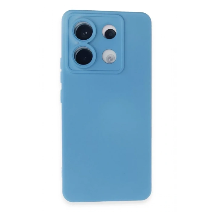 Xiaomi Redmi Note 13 Pro 5G Kılıf Nano içi Kadife Silikon - Mavi