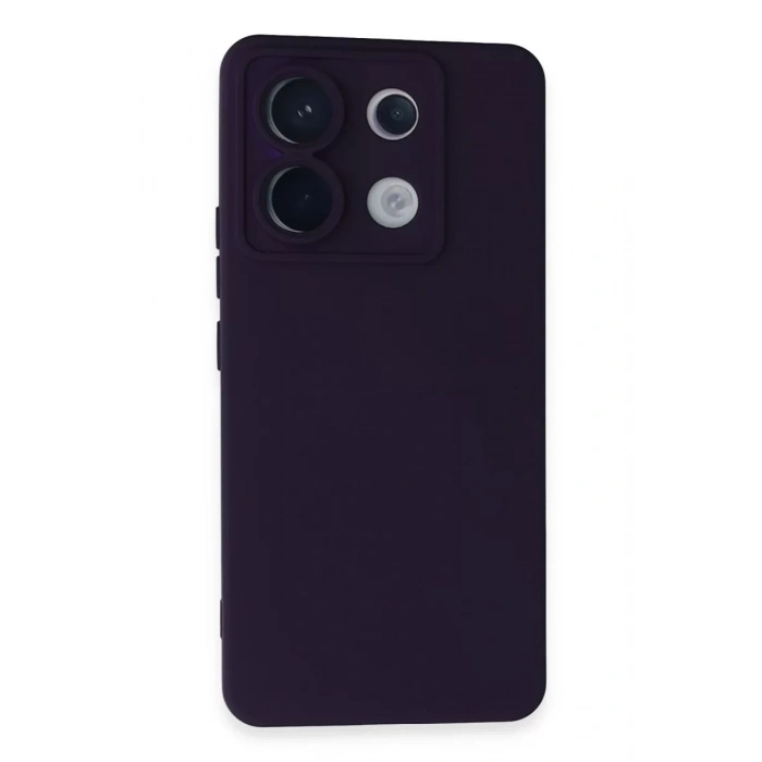 Xiaomi Redmi Note 13 Pro 5G Kılıf Nano içi Kadife Silikon - Mor
