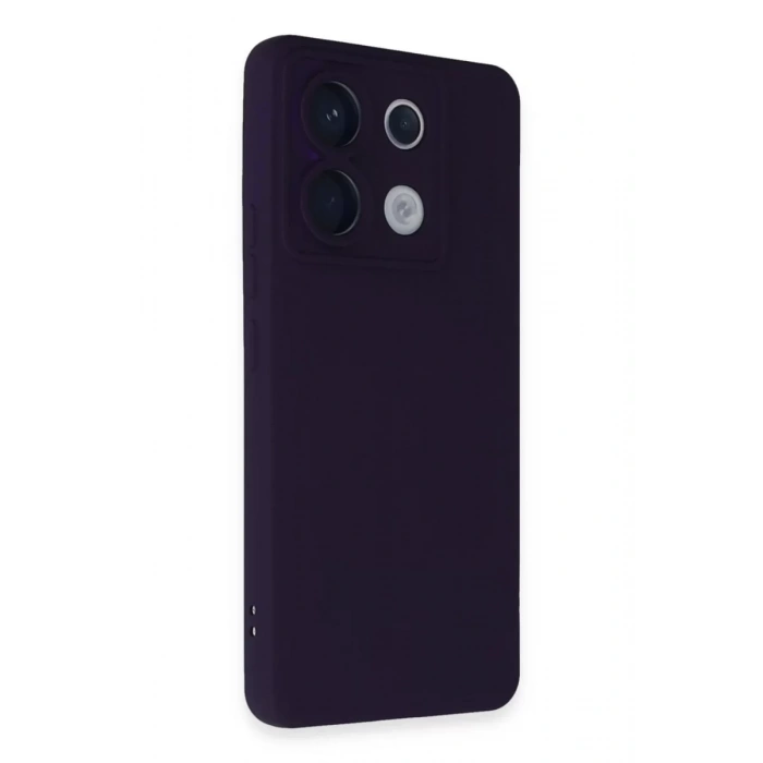 Xiaomi Redmi Note 13 Pro 5G Kılıf Nano içi Kadife Silikon - Mor
