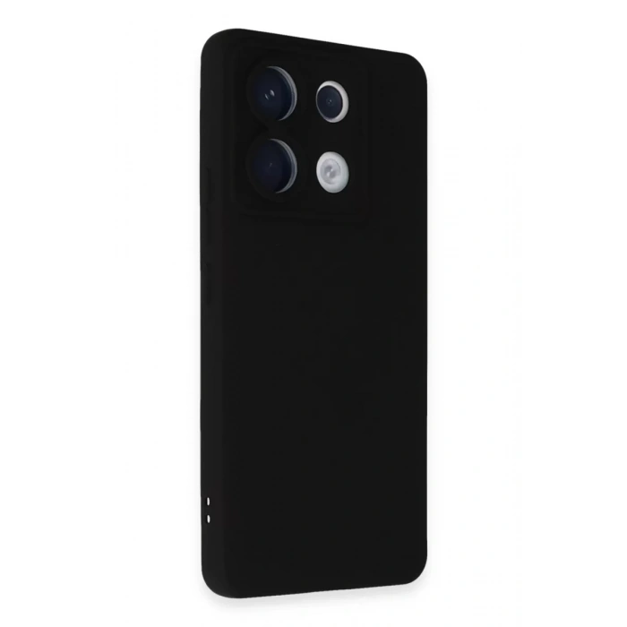 Xiaomi Redmi Note 13 Pro 5G Kılıf Nano içi Kadife Silikon - Siyah