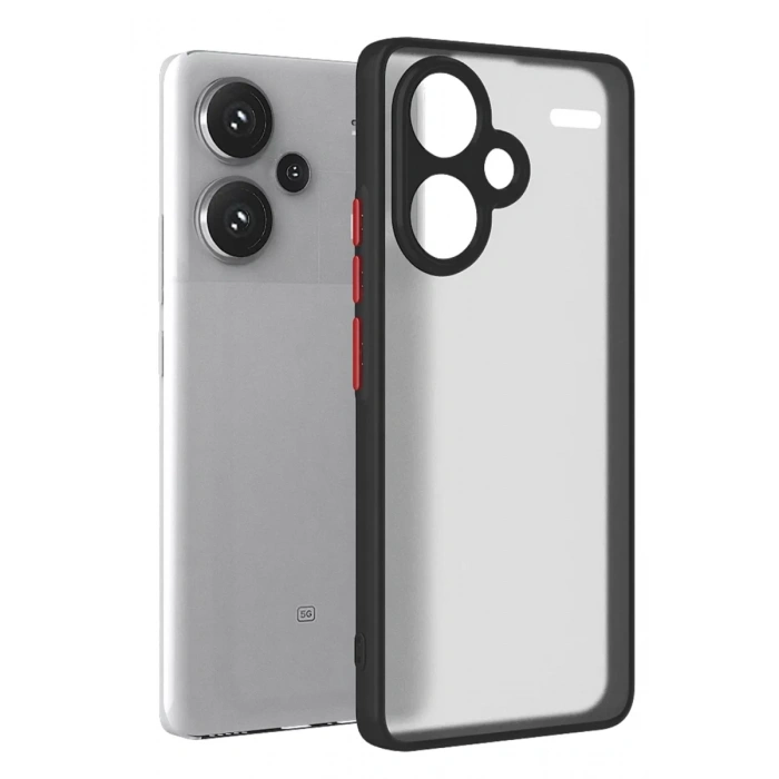 Xiaomi Redmi Note 13 Pro Plus Kılıf Montreal Silikon Kapak - Siyah