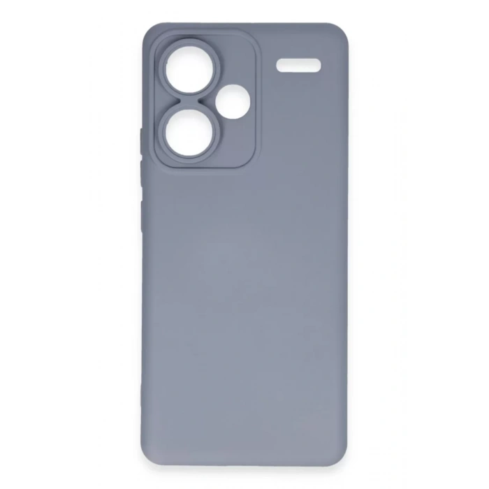 Xiaomi Redmi Note 13 Pro Plus Kılıf Nano içi Kadife Silikon - Gri
