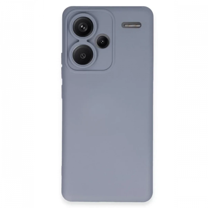 Xiaomi Redmi Note 13 Pro Plus Kılıf Nano içi Kadife Silikon - Gri