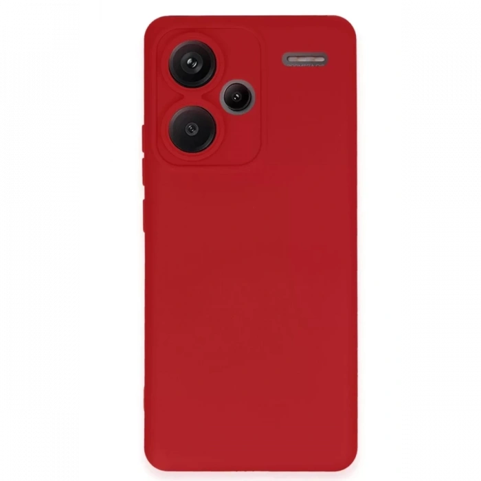 Xiaomi Redmi Note 13 Pro Plus Kılıf Nano içi Kadife Silikon - Kırmızı