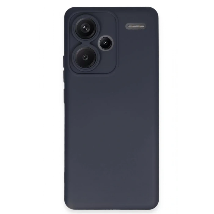Xiaomi Redmi Note 13 Pro Plus Kılıf Nano içi Kadife Silikon - Lacivert