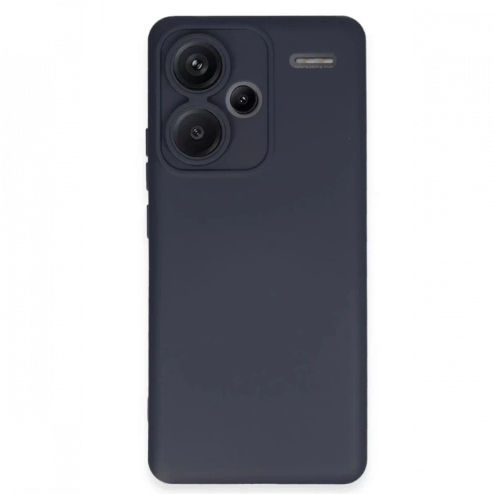 Xiaomi Redmi Note 13 Pro Plus Kılıf Nano içi Kadife Silikon - Lacivert